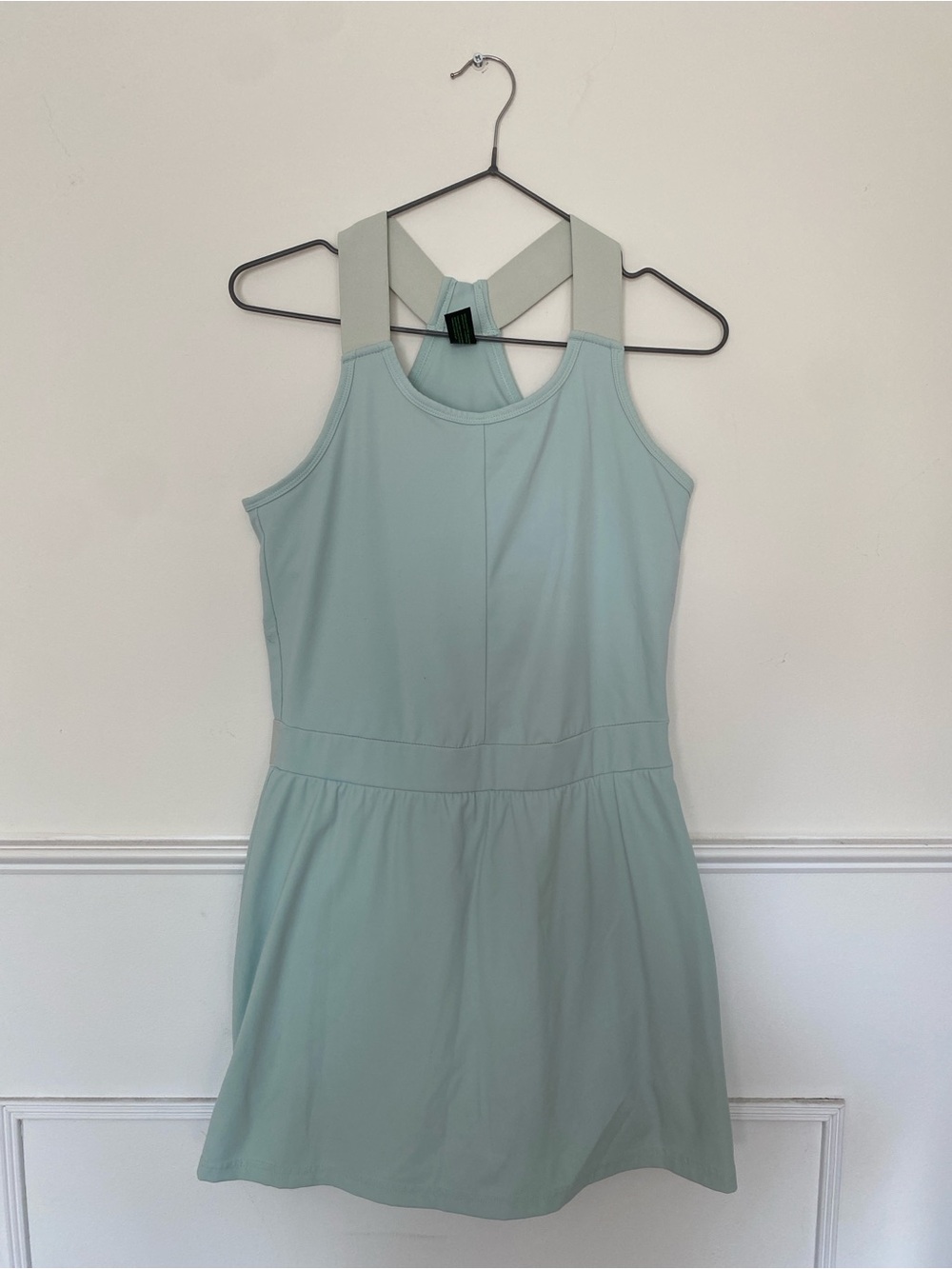Light Mint Green Athletic Tank Dress